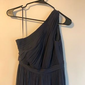 Silk J Crew Kylie One Shoulder Gown